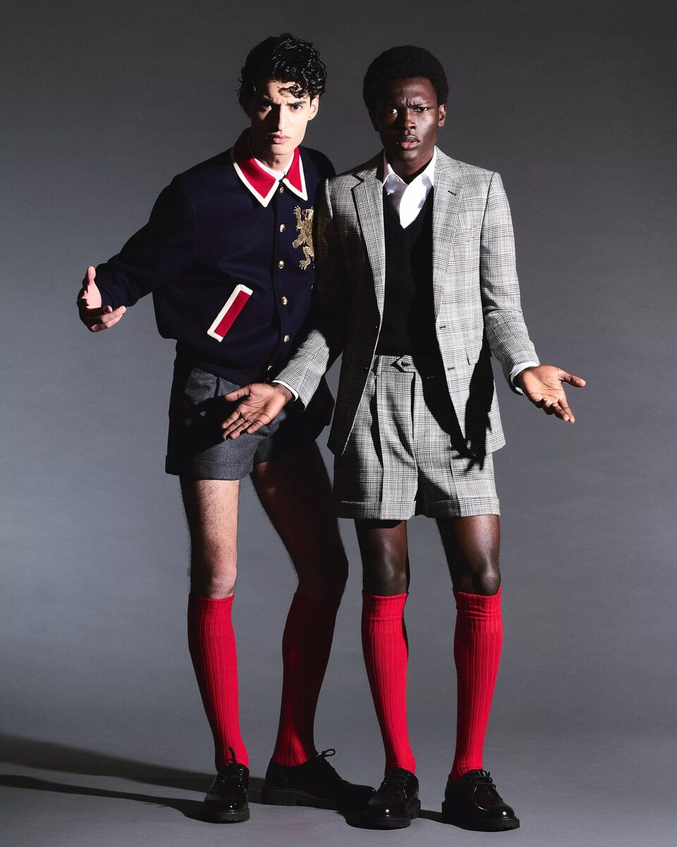 <b>EAST WEST MODELS</b> : Newcomer <b>Anas Sarsari</b> sells 'Liberdade Em Movimento' for the <b>GQ Portugal</b> May 2025