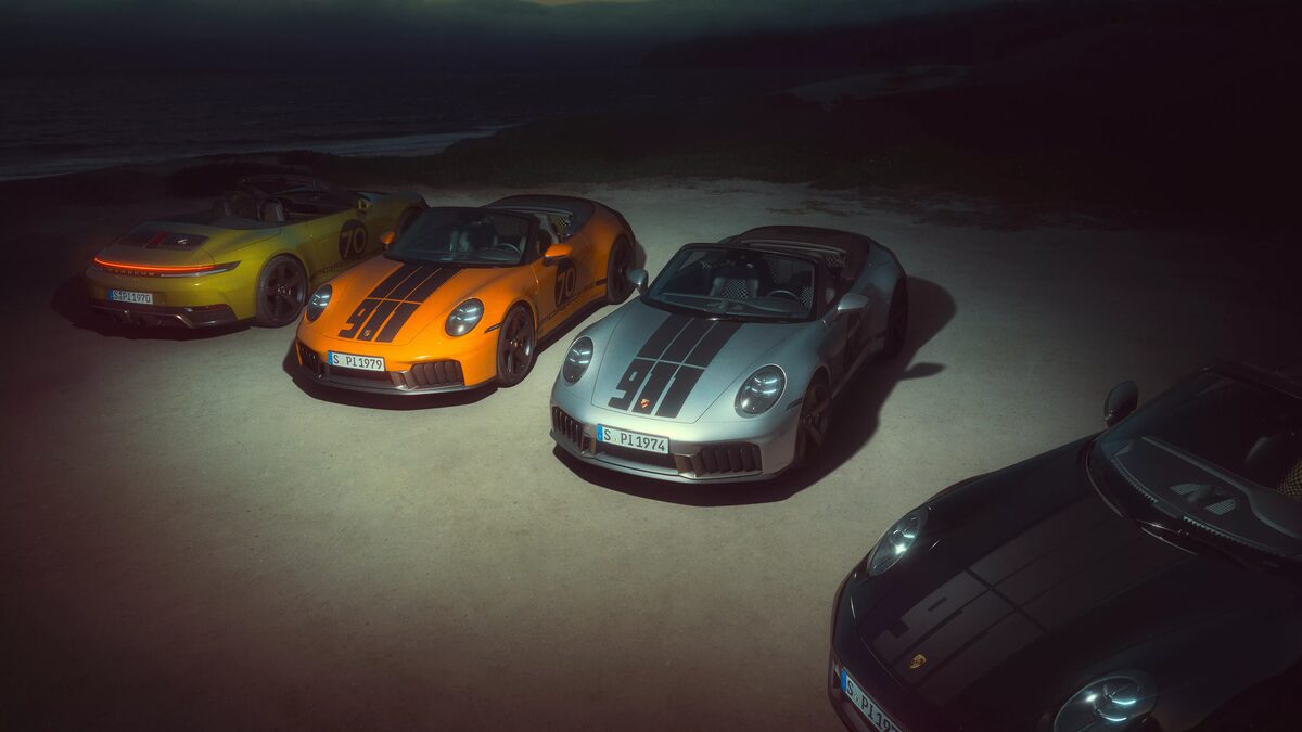 For your feeling of freedom and joie de vivre - The photographer duo <b>HE &amp; ME</b> celebrates the <b>PORSCHE 911 Spirit 70</b>