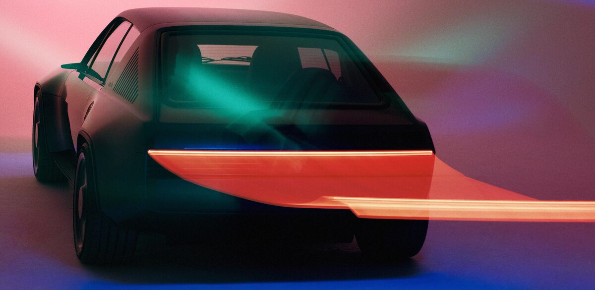 Detail, Verliebt - HE & ME inszenieren den RENAULT R17 RESTOMOD von Designer Ora Ïto
