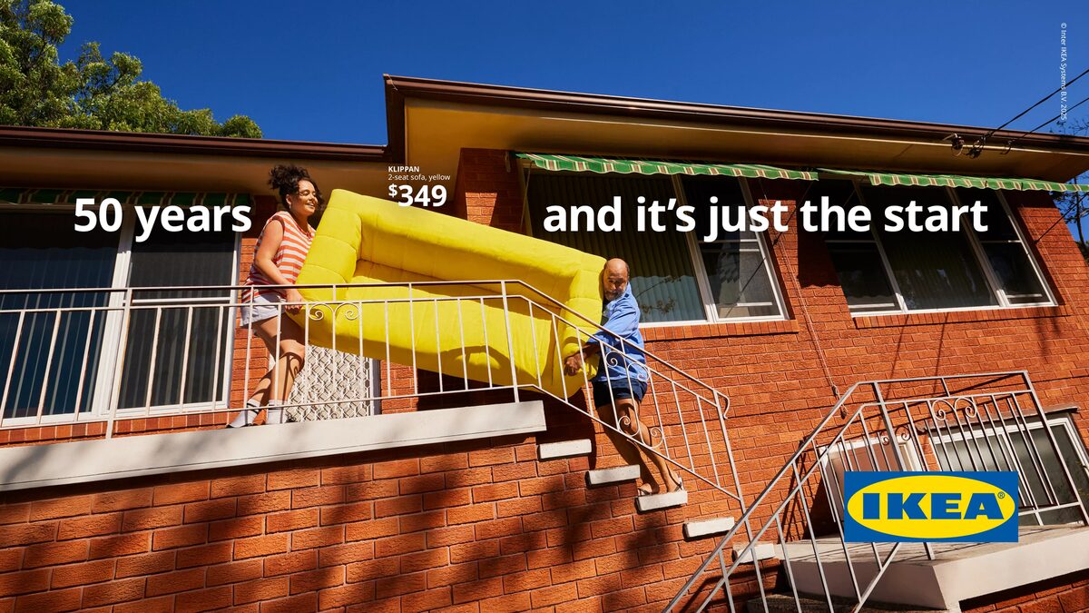 'And it's just the start...' - <b>Alexandrena PARKER c/o EMEIS DEUBEL</b> photographed the<b> '50 years of IKEA in Australia' anniversary campaign</b>