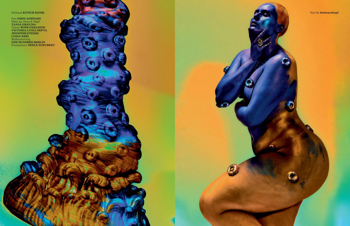 'Pussy Pump - A beauty series inspired by sex toys' - photographed by Omid Aghdami for TUSH, Creative Retouch by ONE HUNDRED BERLIN