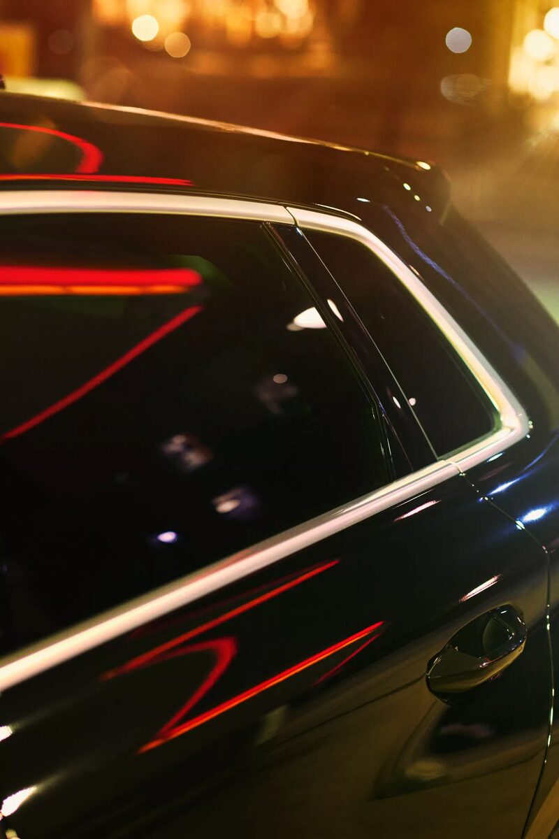 <b>AUDI A3 Sportback</b> photographed in nocturnal London by<b> WILLIAM GREEN c/o PLEAT</b> for AUDI UK