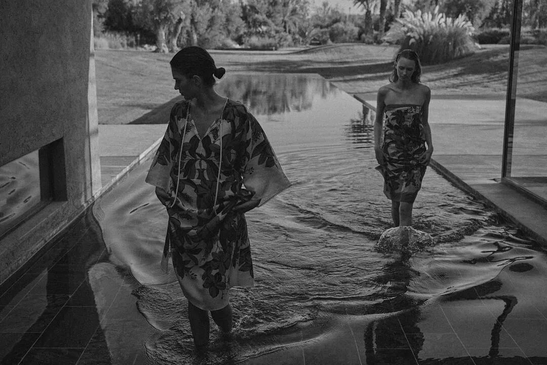 <b>Goodbyefuture c/o BIRGIT STÖVER ARTISTS</b> produce for the fashion label <b>LUISA CERANO</b> in the pristine landscape of Morocco