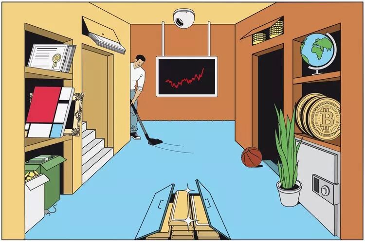 “Where to put the Money?” for the FAZ Quarterly – three illustrations by Casa Matze aka Matthias SEIFARTH c/o WILDFOX RUNNING for you on gosee.news