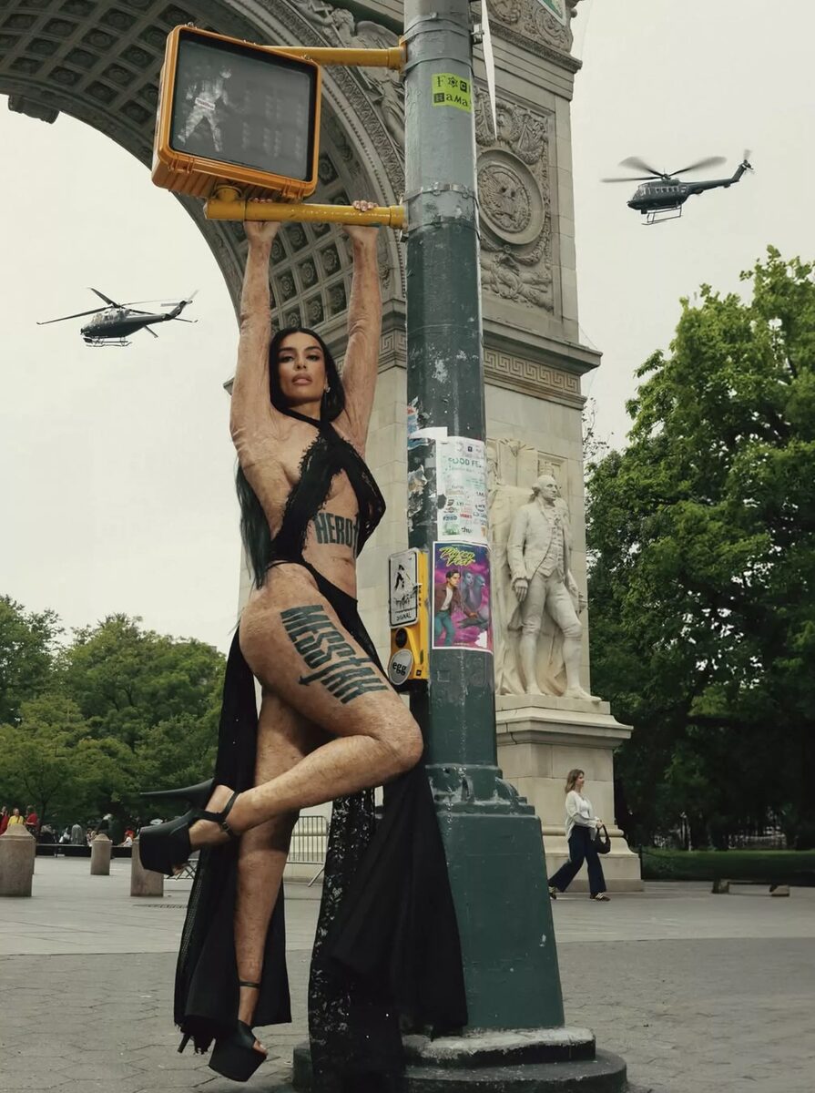 Meet your Messiah - Edwig Ngongbadang photographs the artist <b>SEVDALIZA</b>, Hair <b>RUBY HOWES c/o SHOTVIEW ARTISTS MANAGEMENT</b>