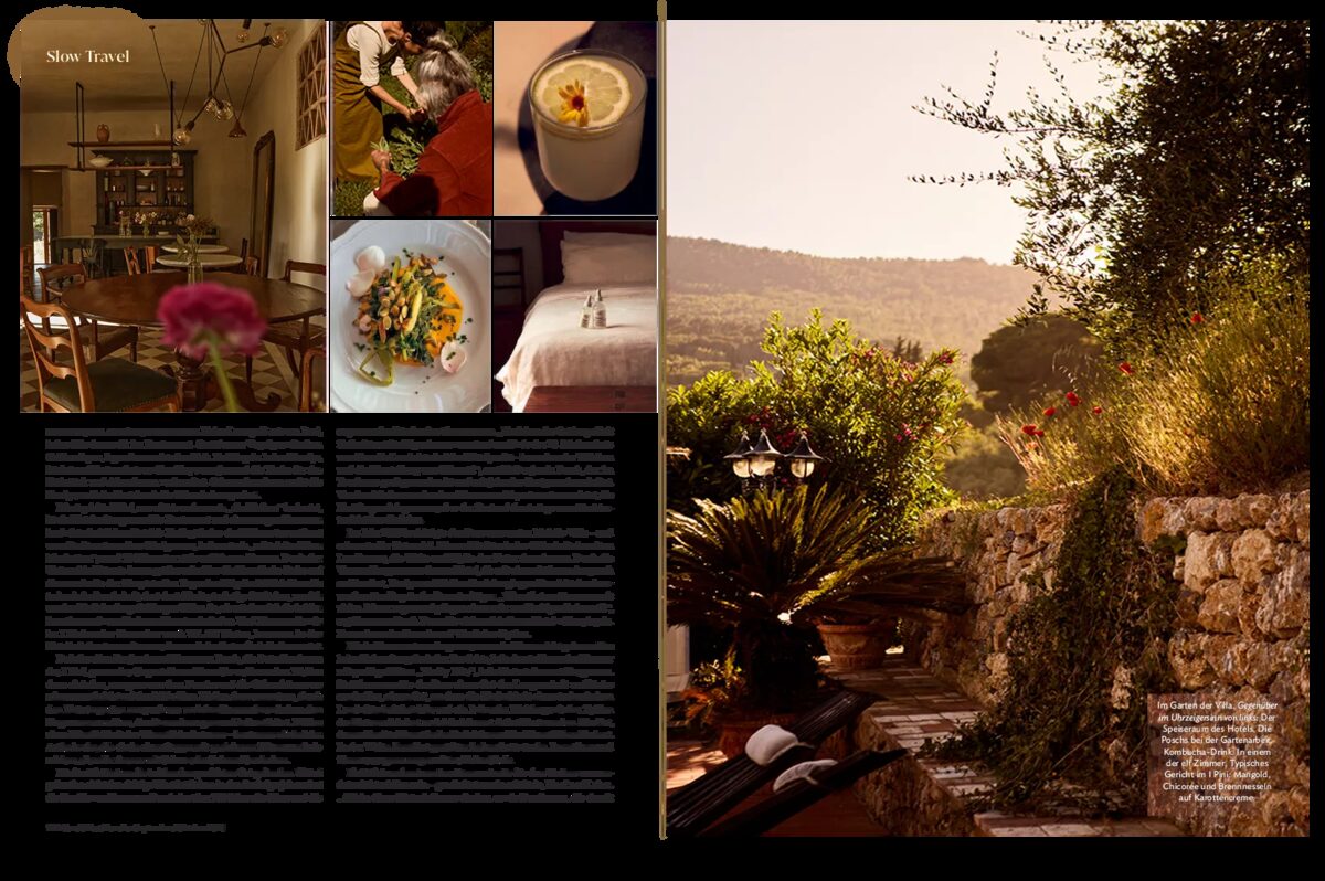 'Heavenly grounded' - Photographer <b>Ramona Reuter</b> visited the vegan Hotel<b> i PINI </b>in Tuscany for <b>Conde Nast Traveller</b>