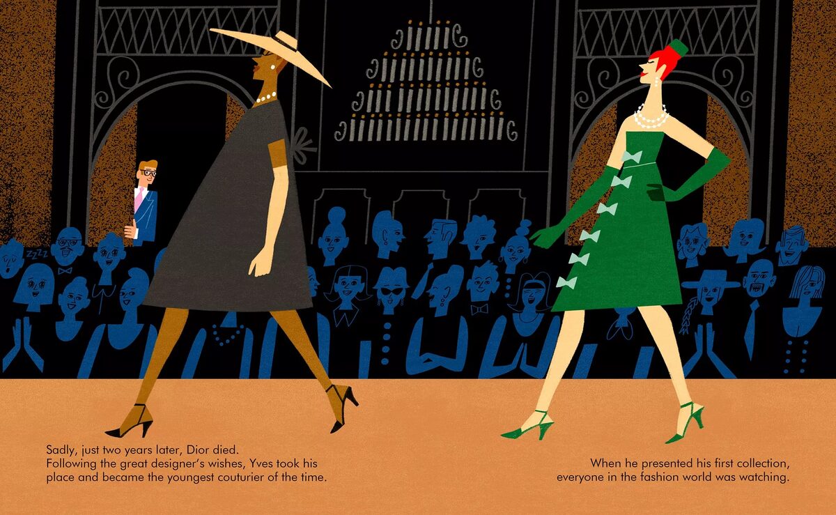 LITTLE PEOPLE, BIG DREAMS presents '<b>Yves Saint Laurent</b>' - the children's book was illustrated by <b>Klas FAHLÉN c/o 2AGENTEN</b>