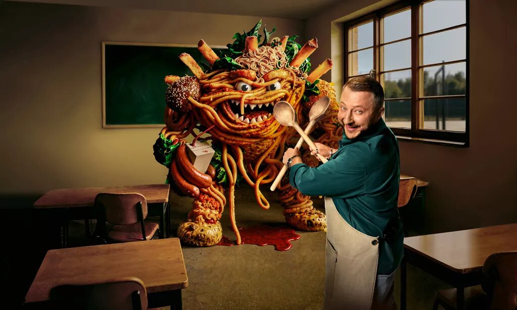 "Better Eater Goes to School – Lege Tackles It" - <b>Tobias SCHULT c/o EMEIS DEUBEL</b> portrays chef and TV presenter Sebastian Lege for the new <b>ZDF documentary series</b>