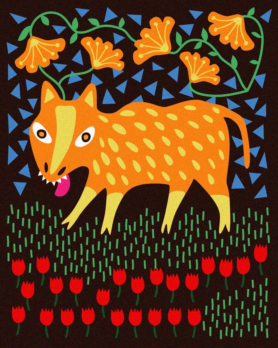 <b>Edholm Ullenius c/o AGENT MOLLY &amp; CO</b> create new colorful creatures – half wolf, half garden gnome
