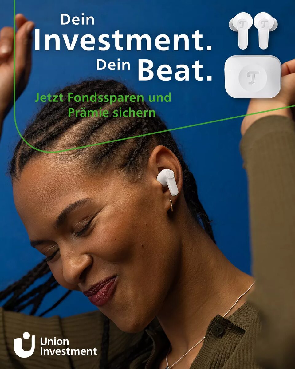 ‘Dein Investment. Dein Beat.’ - UNION INVESTMENT campaign by Lars Borges c/o EMEIS DEUBEL