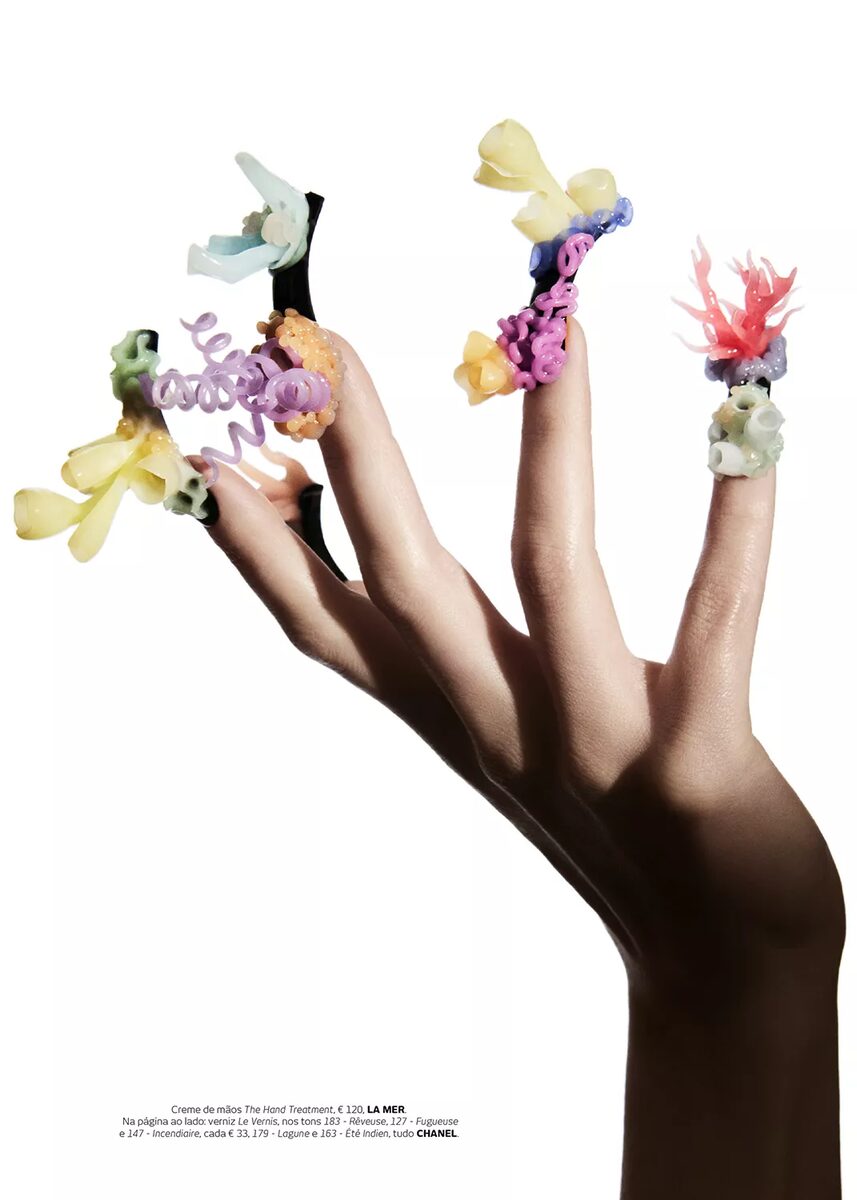 'The claws of it all' von Chris Schild für die Vogue Portugal - postproduziert von ONE HUNDRED BERLIN