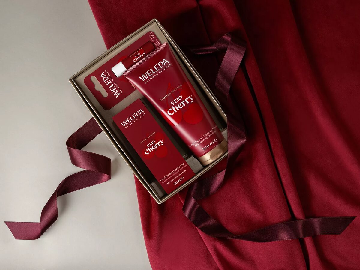 From 'Very Cherry' to 'Cell Longevity' - set designer Kirsten Benoufa presents Weleda gift ideas on gosee.news