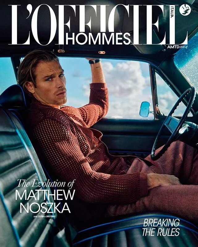 With actor Matthew Noszka on a road trip through Nevada for L'Officiel Hommes - Editorial and fashion film by Cristian Hunter
