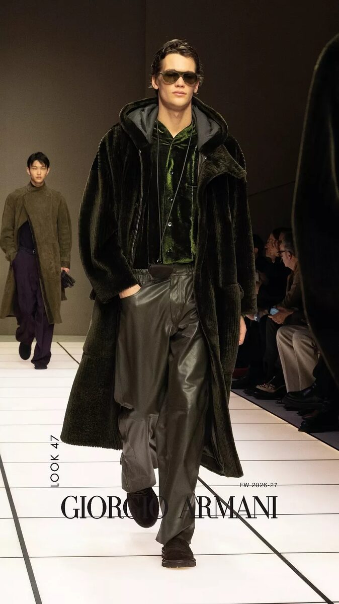 Big Run. Bigger Moment. - EAST WEST MODELS presents male model Tim Wolf for Giorgio Armani Autumn/Winter 26/27