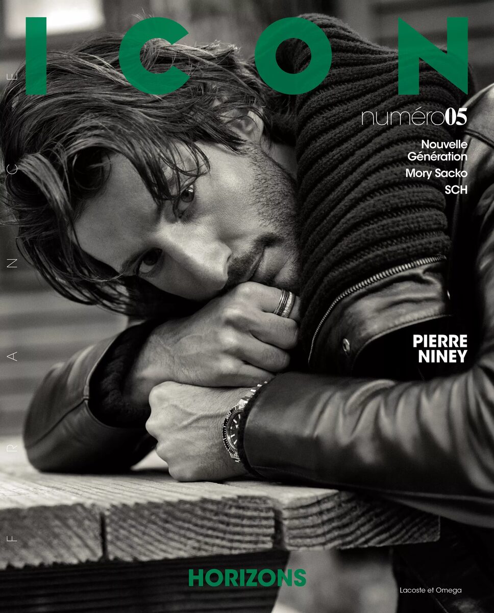 Nicolas Valois photographed French Actor Pierre Niney for ICON France