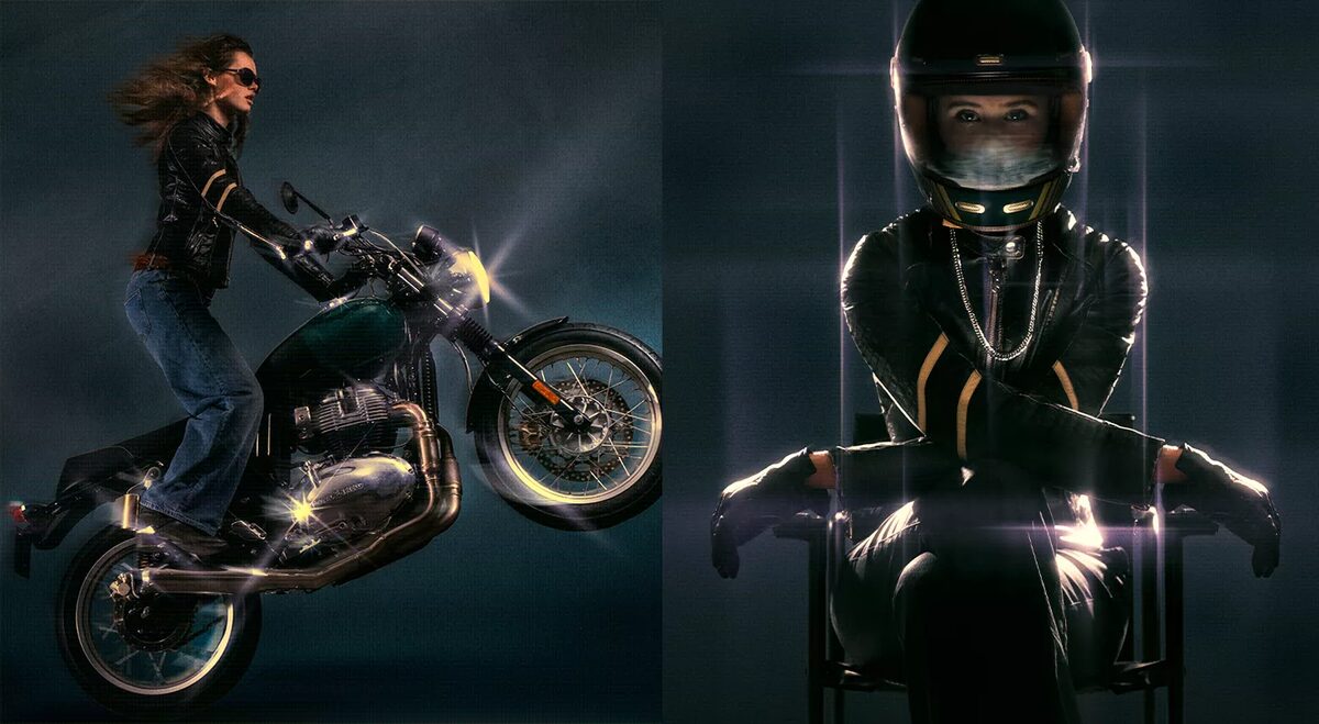 WHEELIE! – Bold motorcycle series photographed by the ROOYTWINS