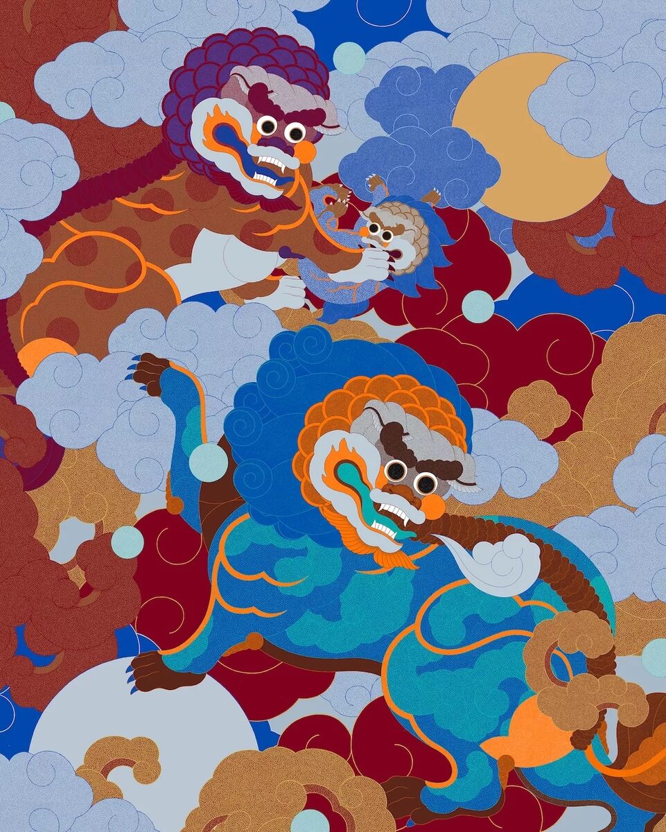 SIAM PARAGON â€“ â€œThe Fortune Guardiansâ€ by Suthipa Kamyam c/o WILDFOX RUNNING for Chinese New Year 2026