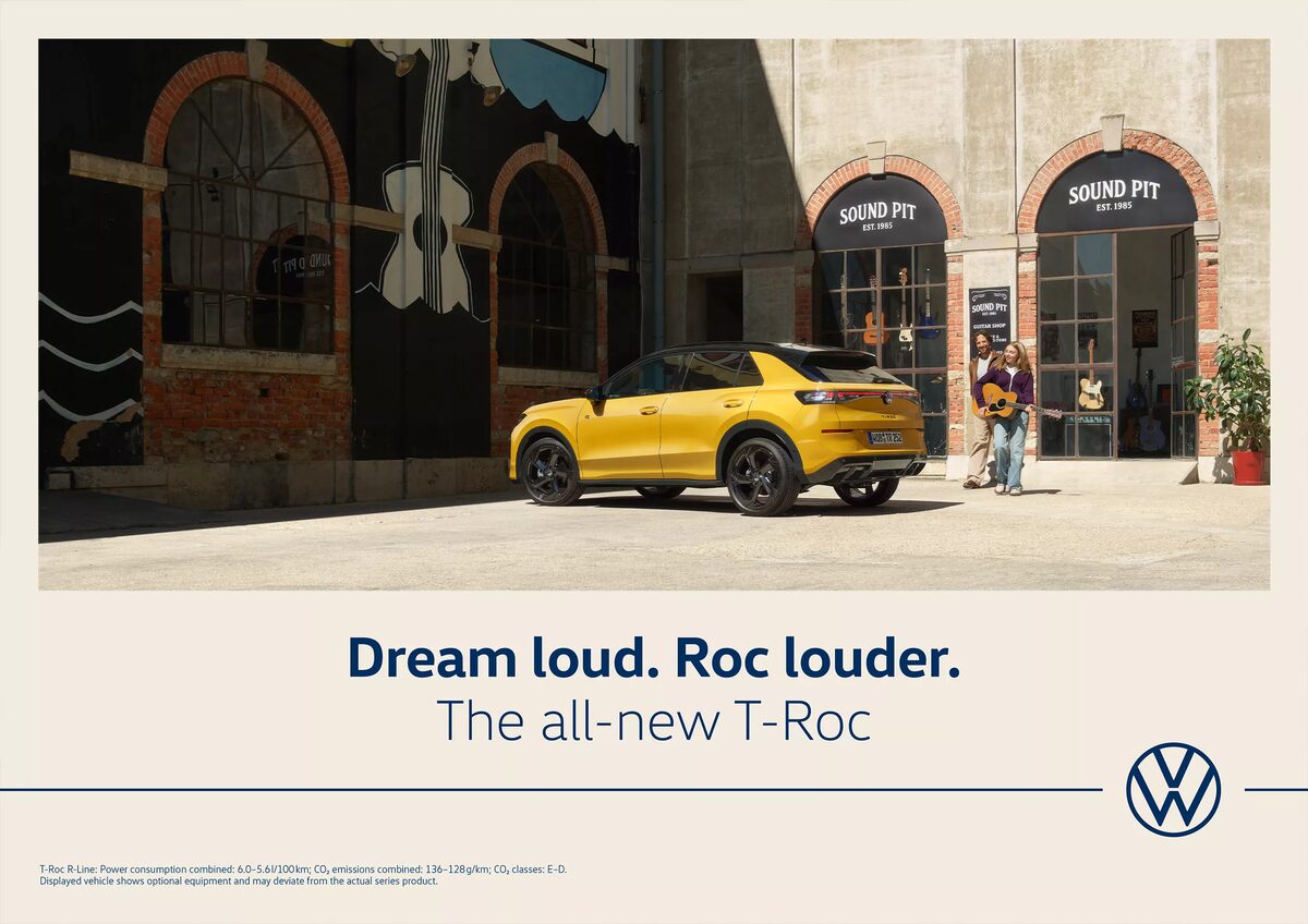Frithjof Ohm incl. Pretzsch fotografieren die VW T-Roc Kampagne 'A new era of Roc'