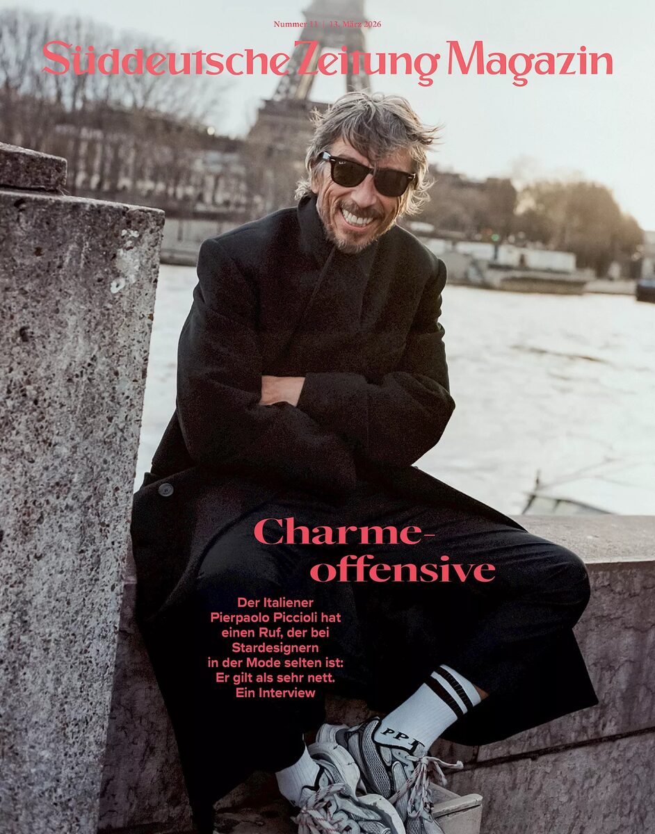 Balenciaga designer Pierpaolo Piccioli portrayed by Jonas Unger for SZ MAGAZINE