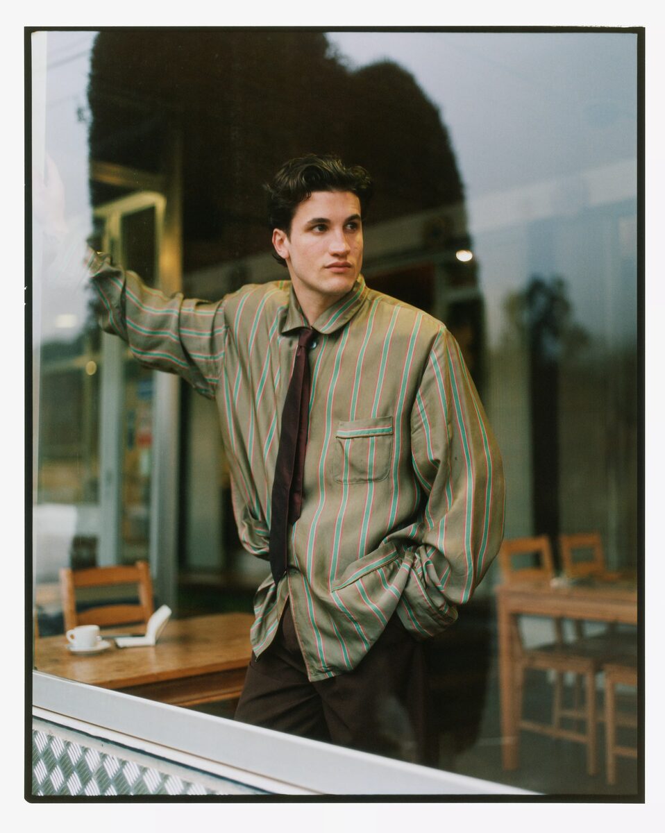 On the road with Max - James Harvey-Kelly photographed for NUMÉRO HOMME Netherlands