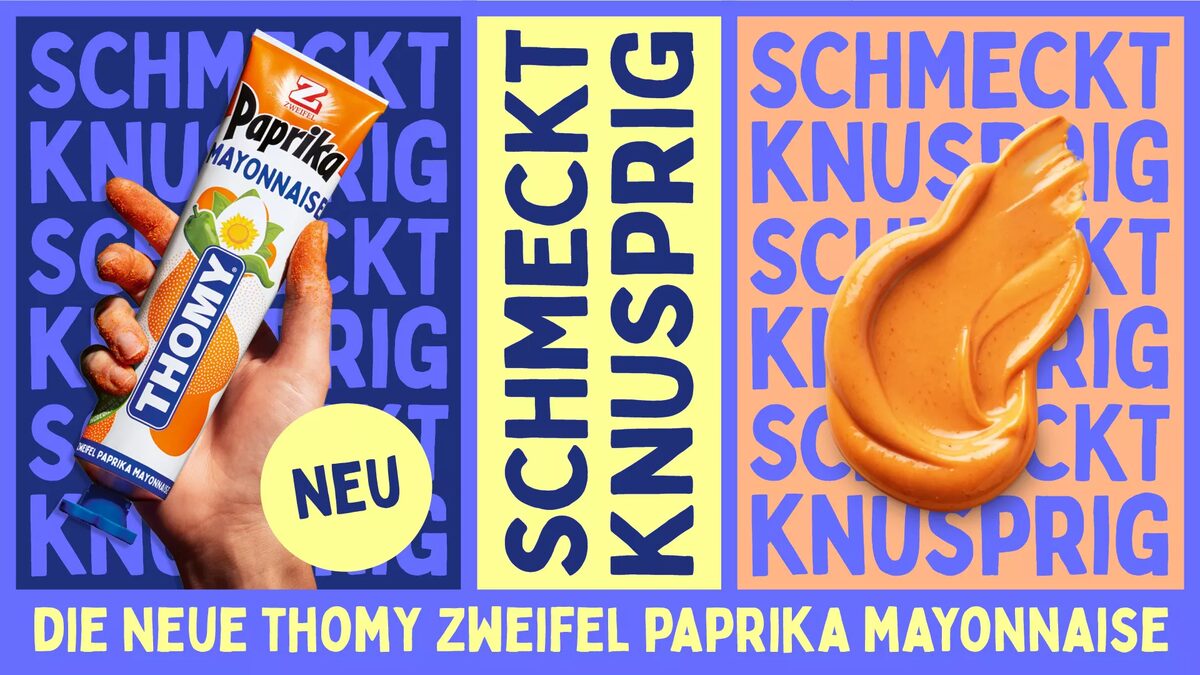 THOMY x ZWEIFEL - When bell peppers meet mayo. Matteo Rolfi photographed the delicious campaign for the advertising agency Wirz.