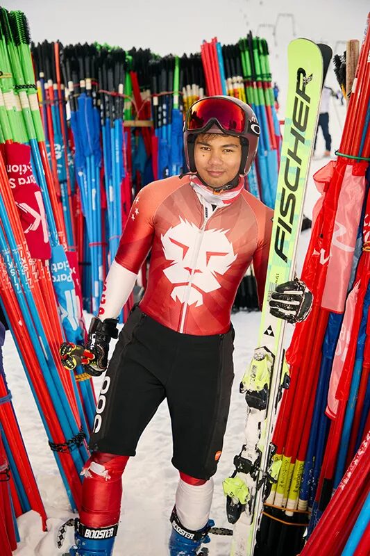 ‘Unlikely Olympian’ - Roderick Aichinger portrays Singapore’s ski athlete Faiz Basha for MONOCLE magazine