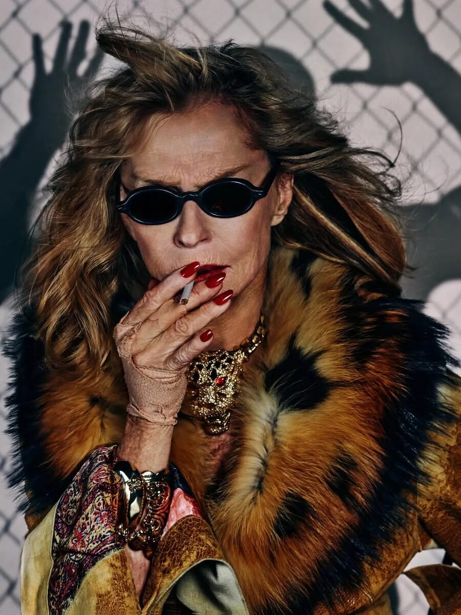 Lauren Hutton Superstar - Steven Klein photographed the new eyewear collection for Jacques Marie Mage, created in collaboration with Haider Ackermann
