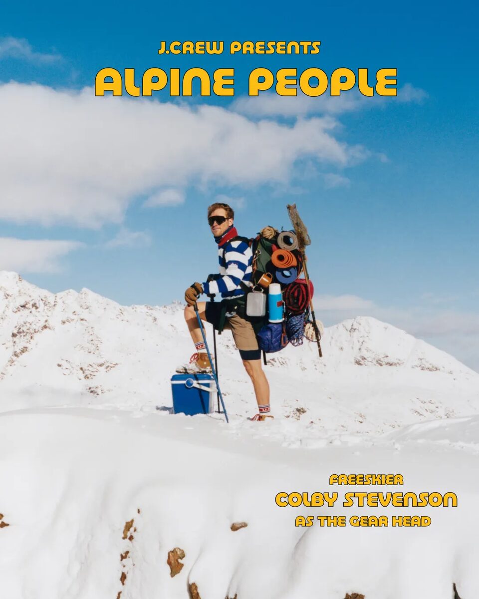 ‘Alpine People’ – J.CREW x U.S. Ski &amp; Snowboard Campaign featuring hairstyling by Carolin Jarchow