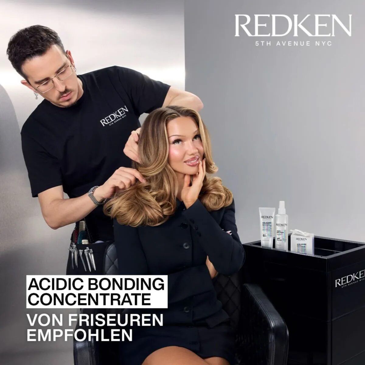 REDKEN × SHIRIN DAVID - Frauke Fischer photographed the star of the summer hit "Gut genug" for the ABC campaign of the hair care specialist