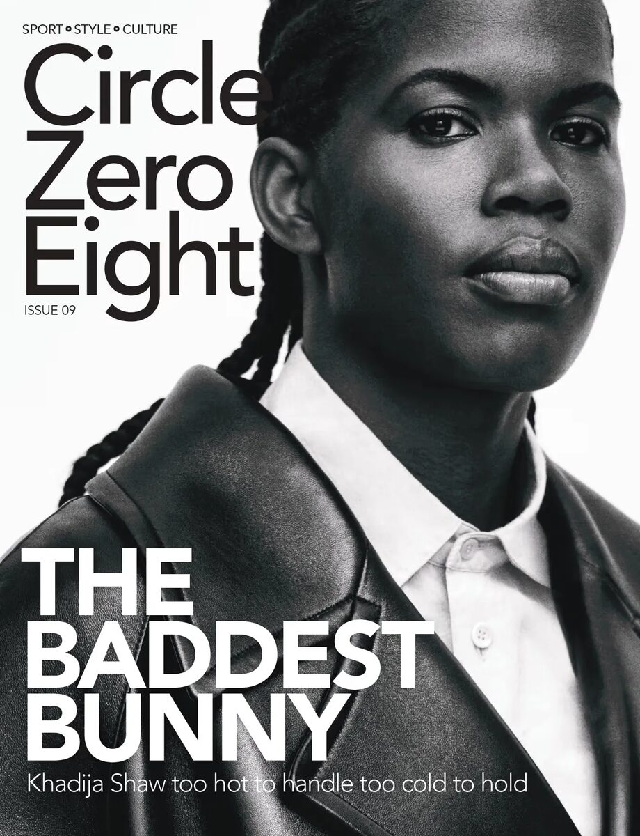 Khadija 'Bunny' Shaw on the cover of Circle 08 Media magazine, Issue 09 - Photos by Charlie Gray