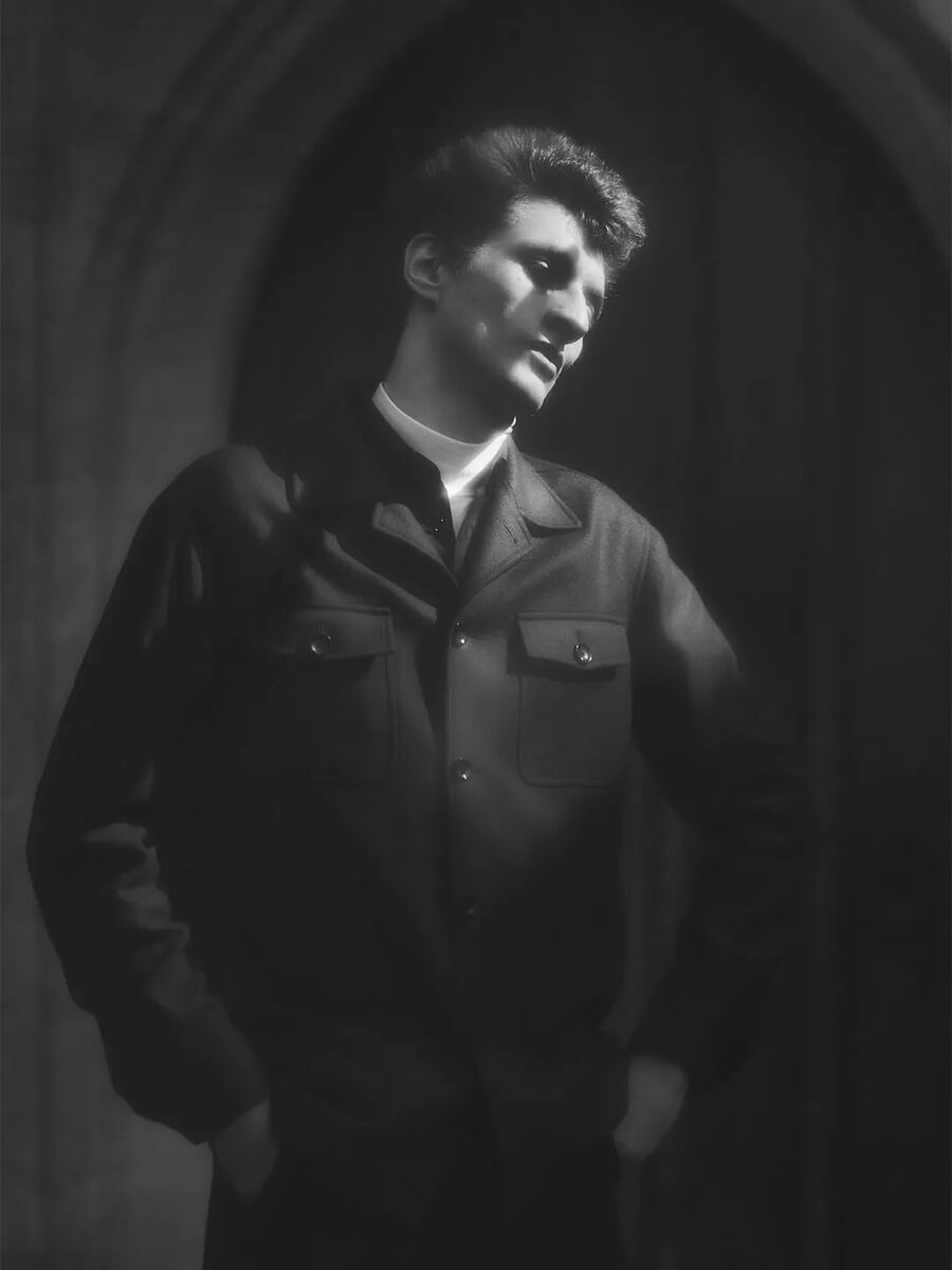 Douglas Irvine photographs male model Henry Kitcher for U LA REPUBBLICA #19