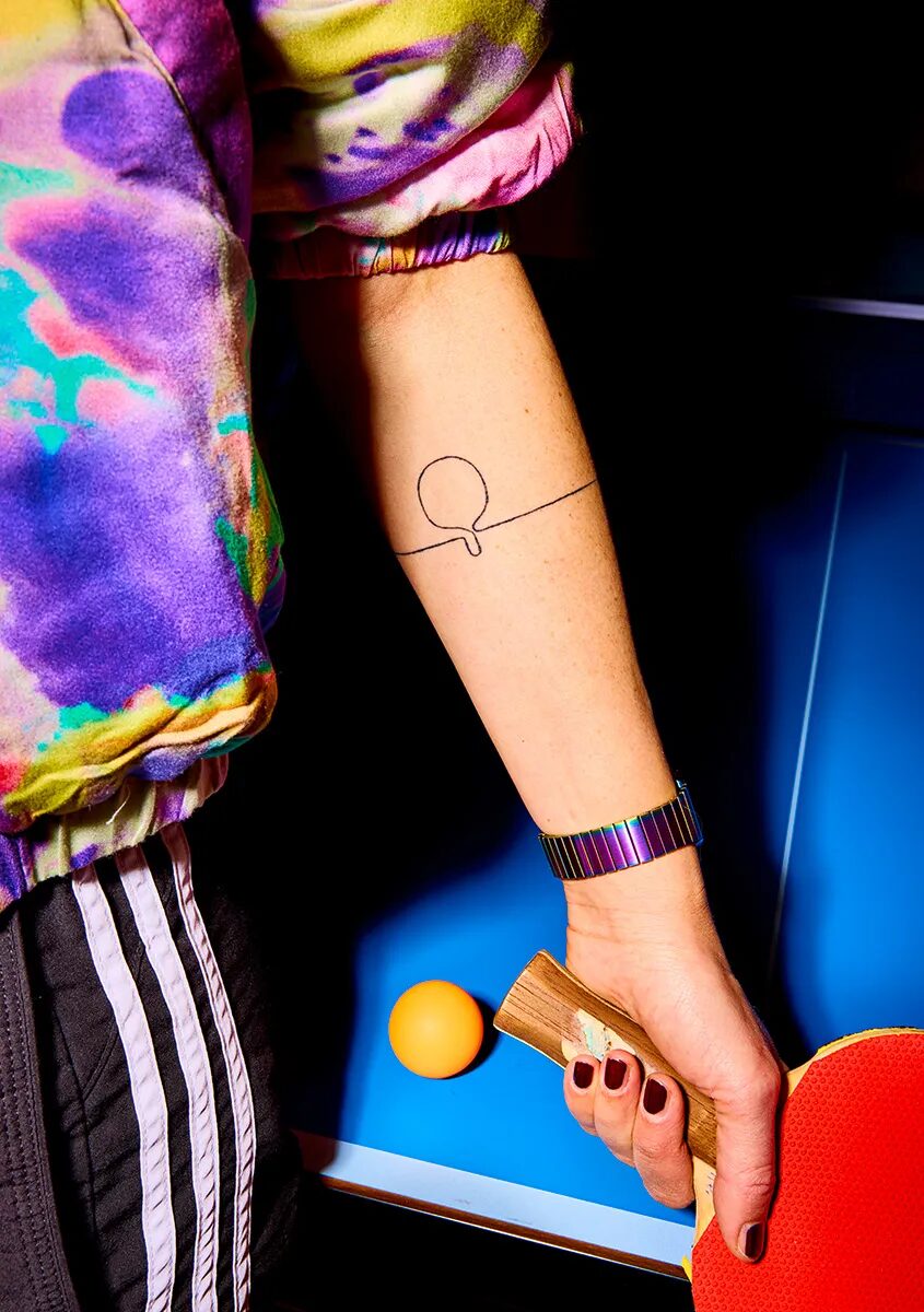 Photographer Norman Konrad was a guest at Katja Thiede's Ping-Pong Salon for Chrismon magazine