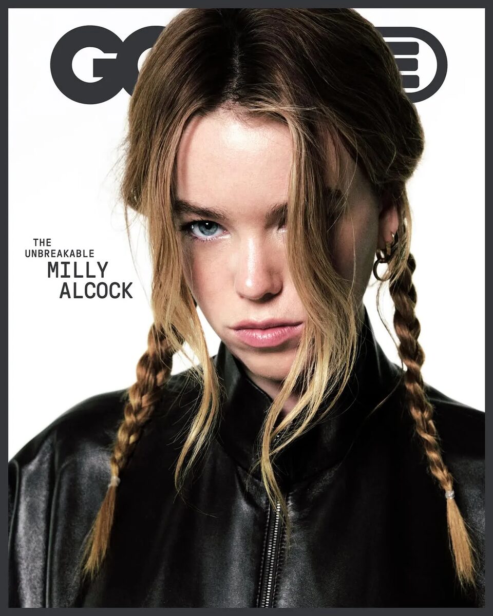 The Unbreakable - 'Supergirl' Milly Alcock on the cover of GQ, photographed by Conor Cunningham