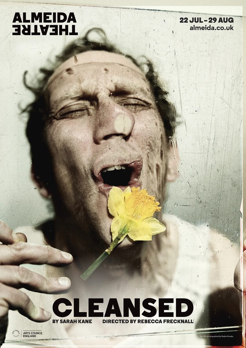 'Golden Boy' and 'Cleansed' - photographer Nadav Kander with artwork for two plays, on display at London's Almeida Theatre, on gosee.news