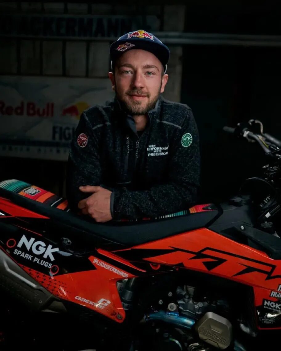 Real People, Real Performance - Freestyle Motocross World Champion Luc Ackermann for Niterra, captured in photos and film by Sichtplan