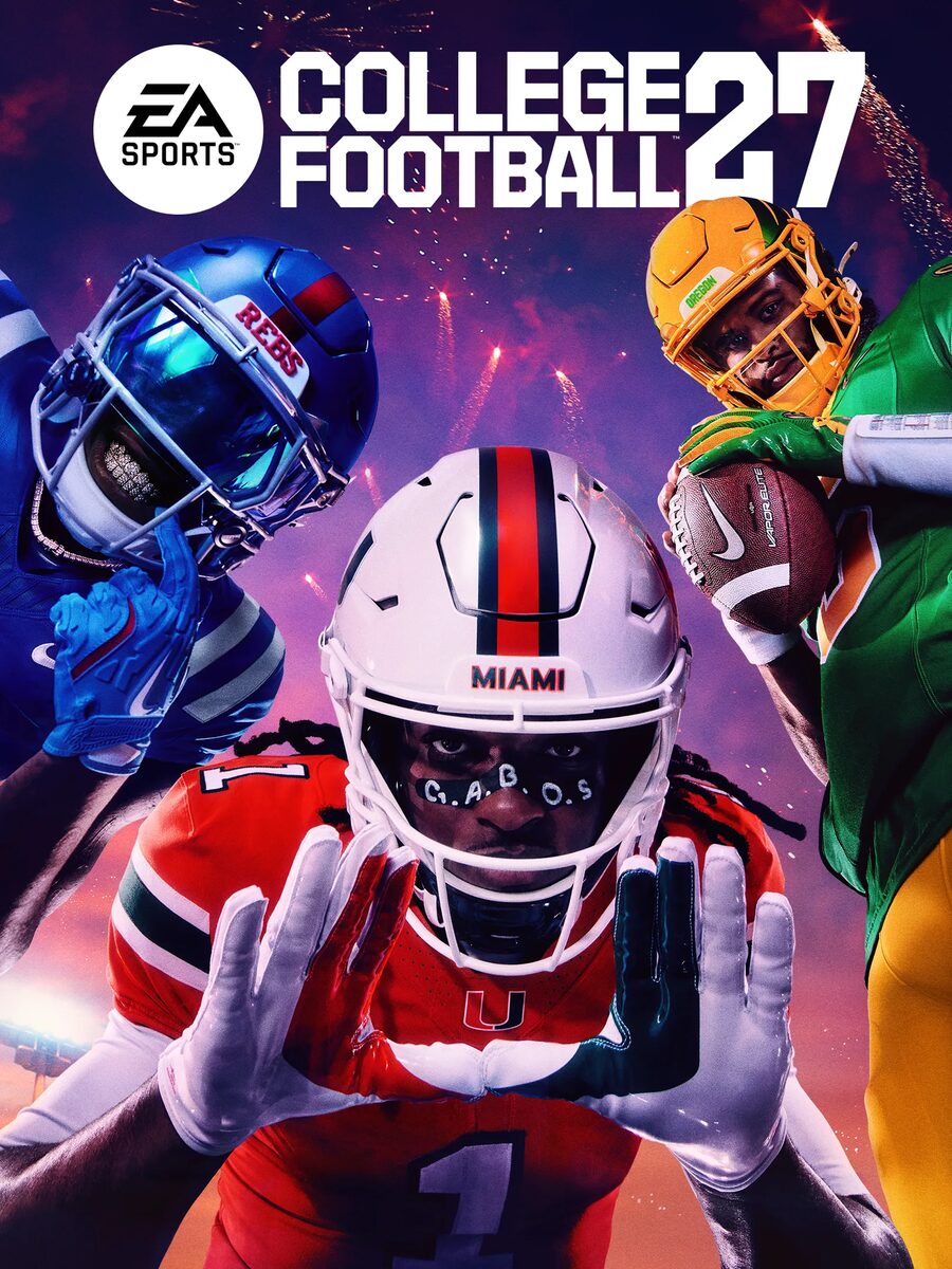 EA Sports's College Football 27 + Deluxe Edition Cover - post-produced by ONE HUNDRED BERLIN for the agency THE NEW COMPANY