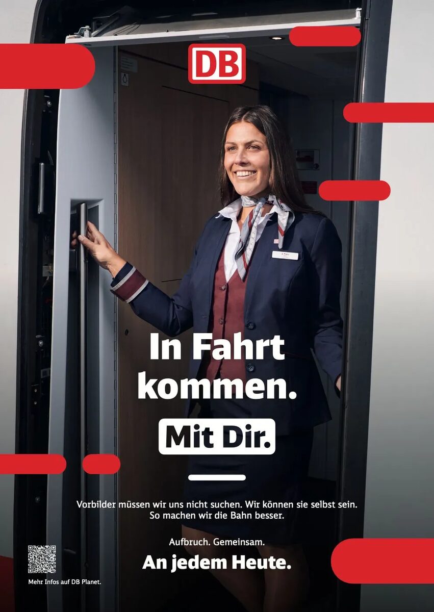 Tim Tyson photographs Deutsche Bahn employee campaign â€œAn jedem Heuteâ€