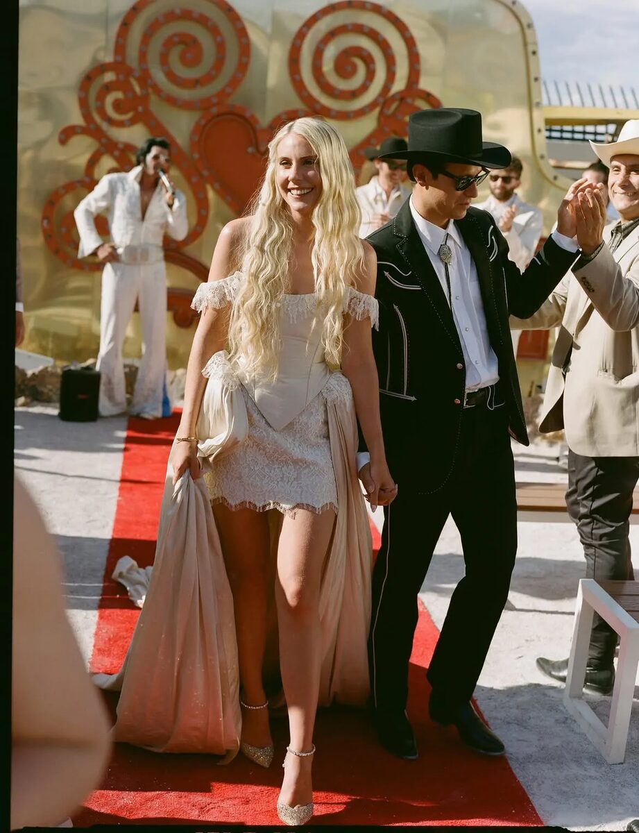 Disco Cowboy in Sin City - James Harvey-Kelly accompanied the wedding of India Rose James and Daniel Vildosola with his camera for VOGUE UK