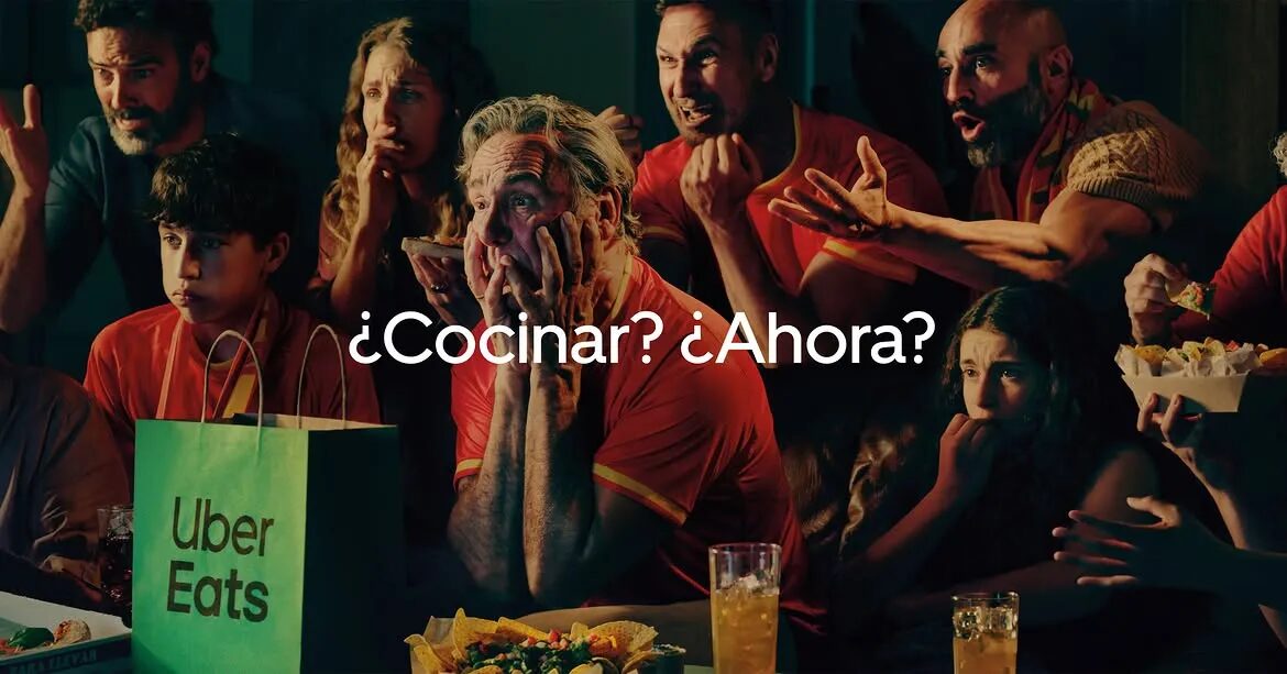 Cocinar? Ahora? - Sam Wright photographed two campaign images for UBER EATS Spain