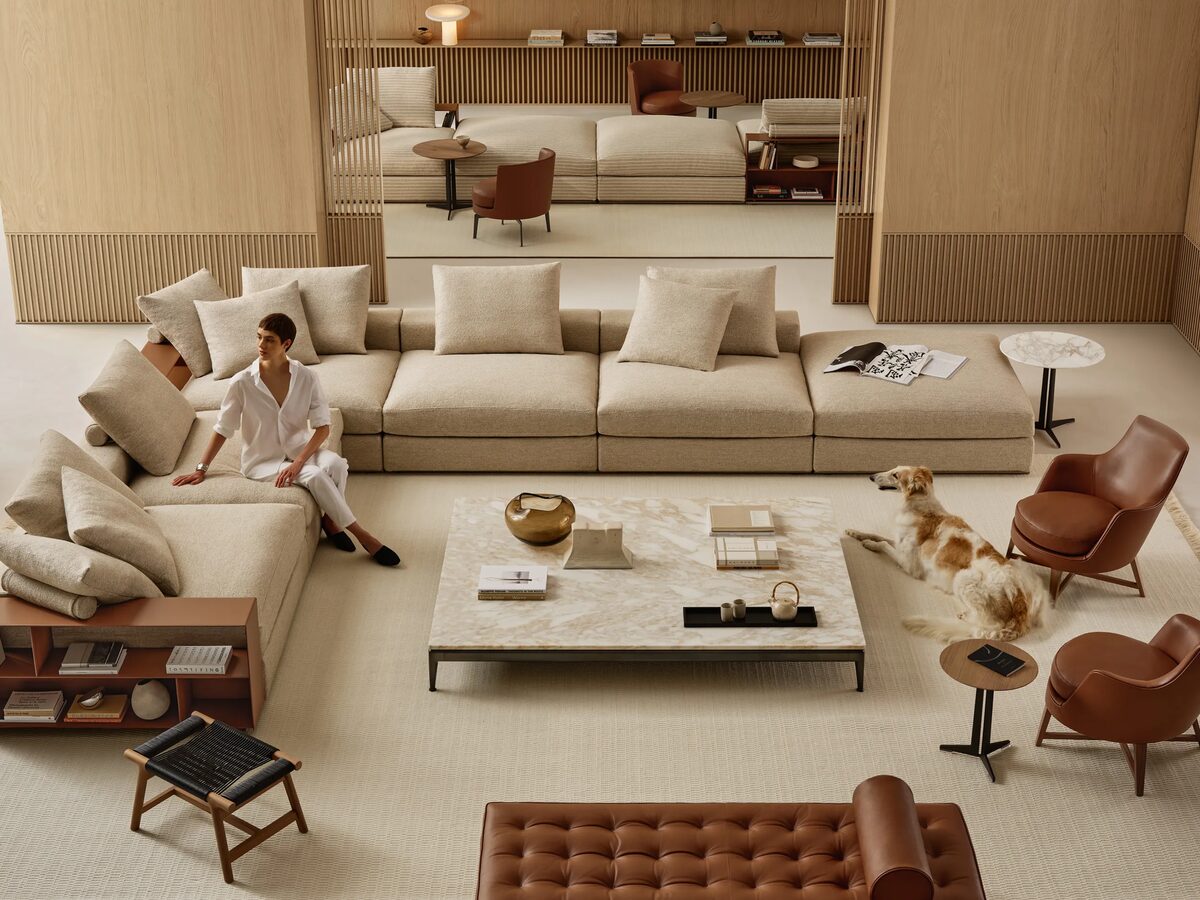 Camelot by Antonio Citterio – Robert Rieger photographs the new sofa system for FLEXFORM
