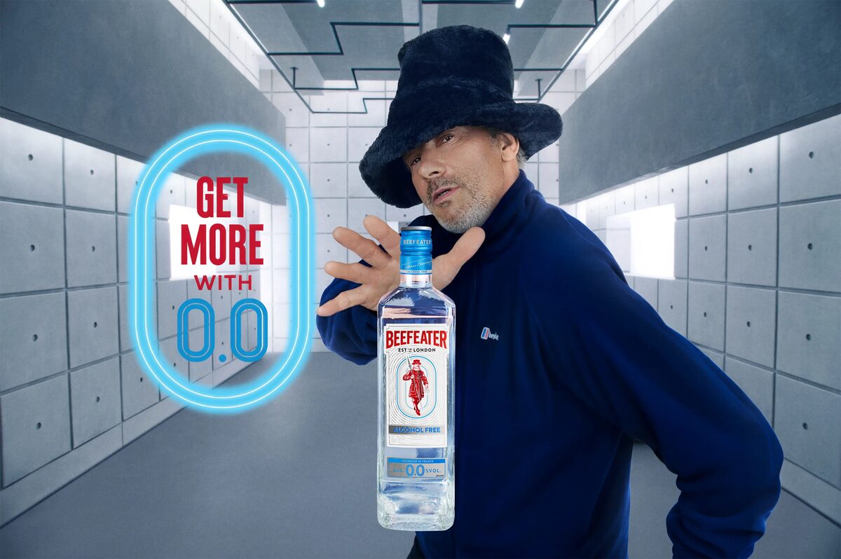 'Get More with 0.0' - Beefeater celebrates 30 years of "Virtual Insanity" by the British band Jamiroquai; the print campaign was post-produced by RETOUCHED-STUDIOS