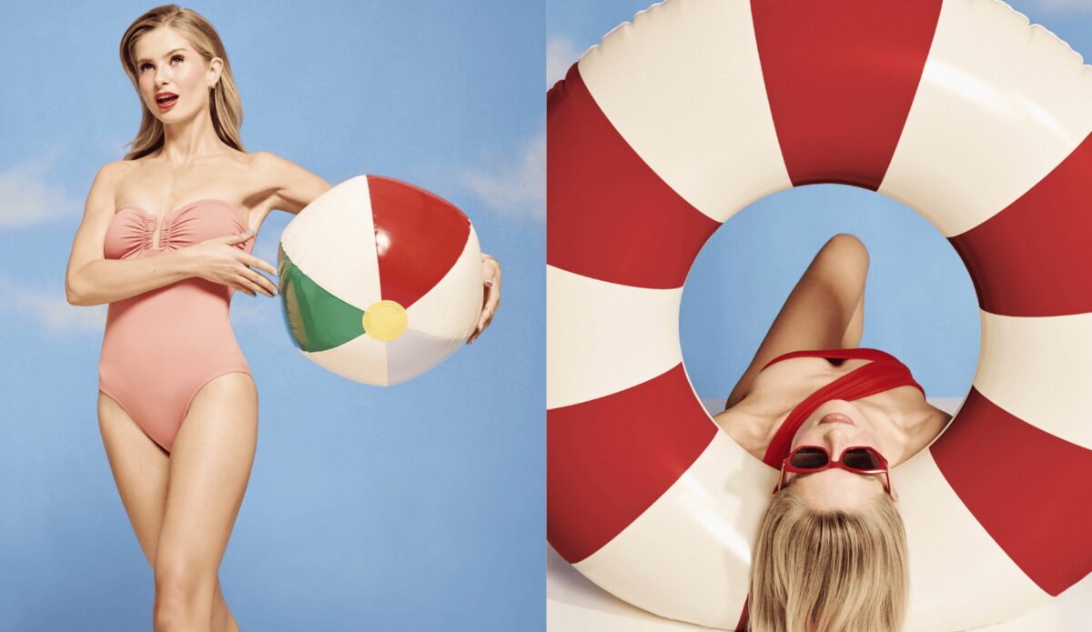'Summer has finally arrived' featuring Xenia Adonts – photographed by Armin Morbach for Madame magazine