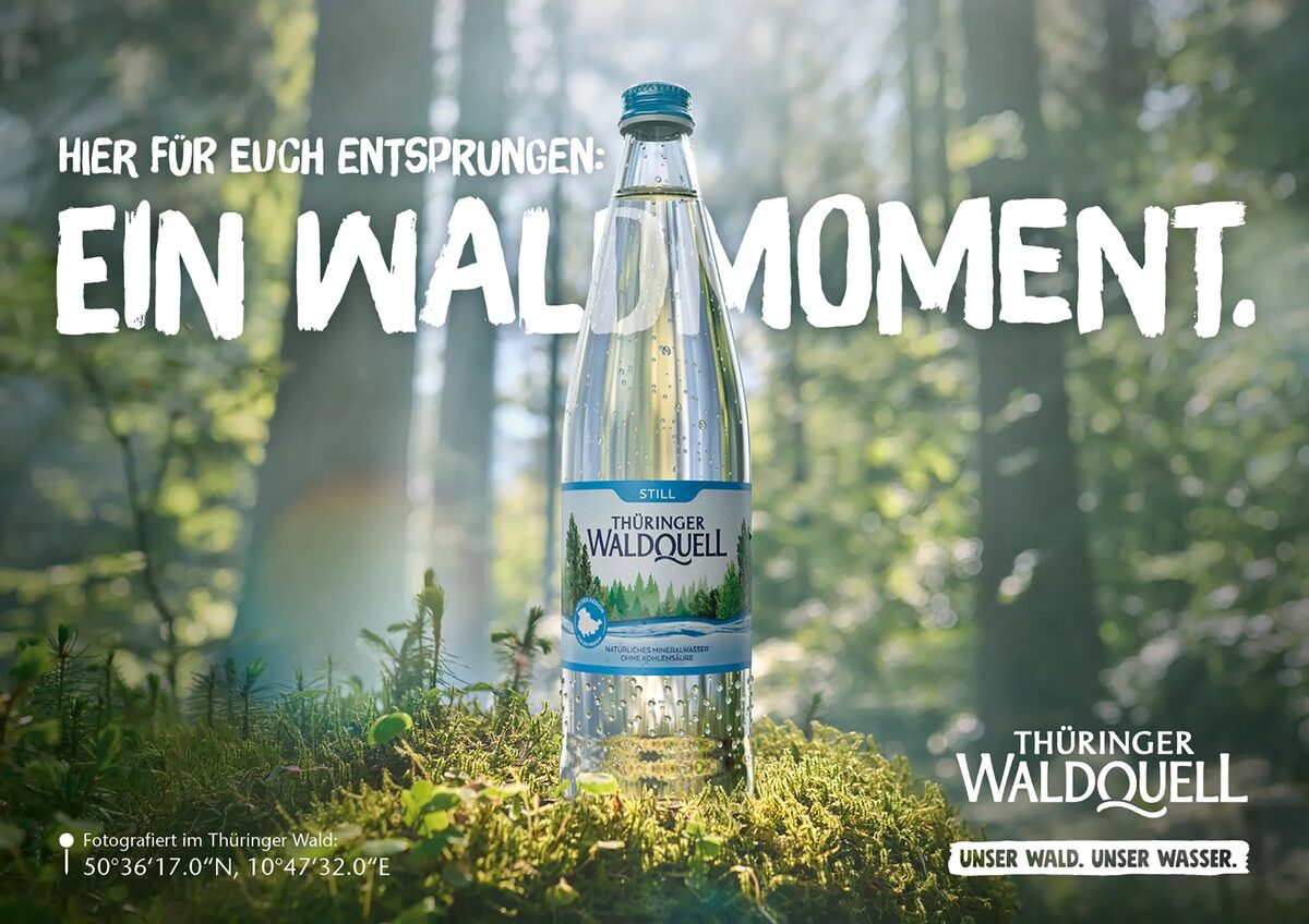 'Our Forest. Our Water.' – Jan Eric Euler photographs the stills campaign for Thüringer Waldquell