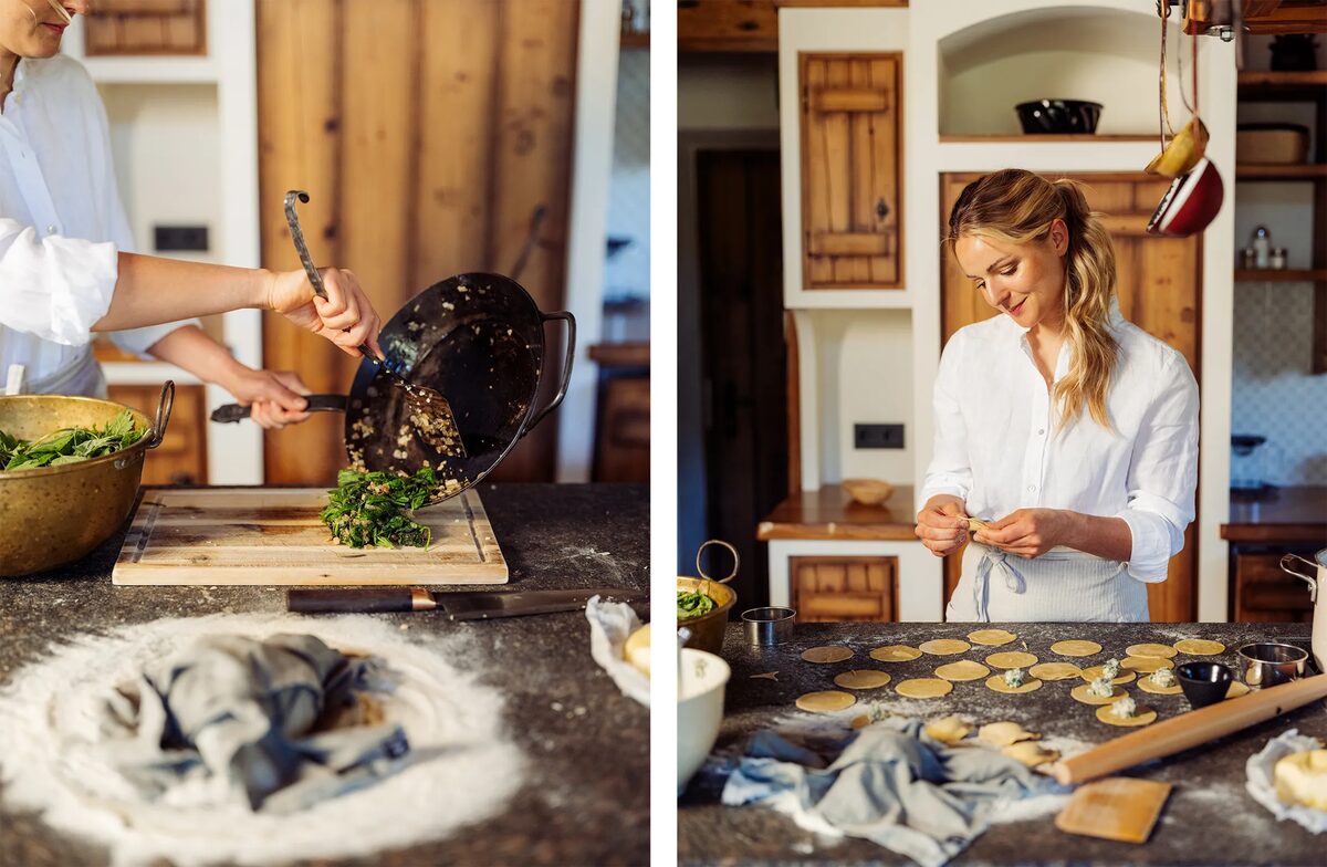 Carolin Unrath portrays the author of 'Endlich kochen!' (=Finally Cooking!), Paula Bründl