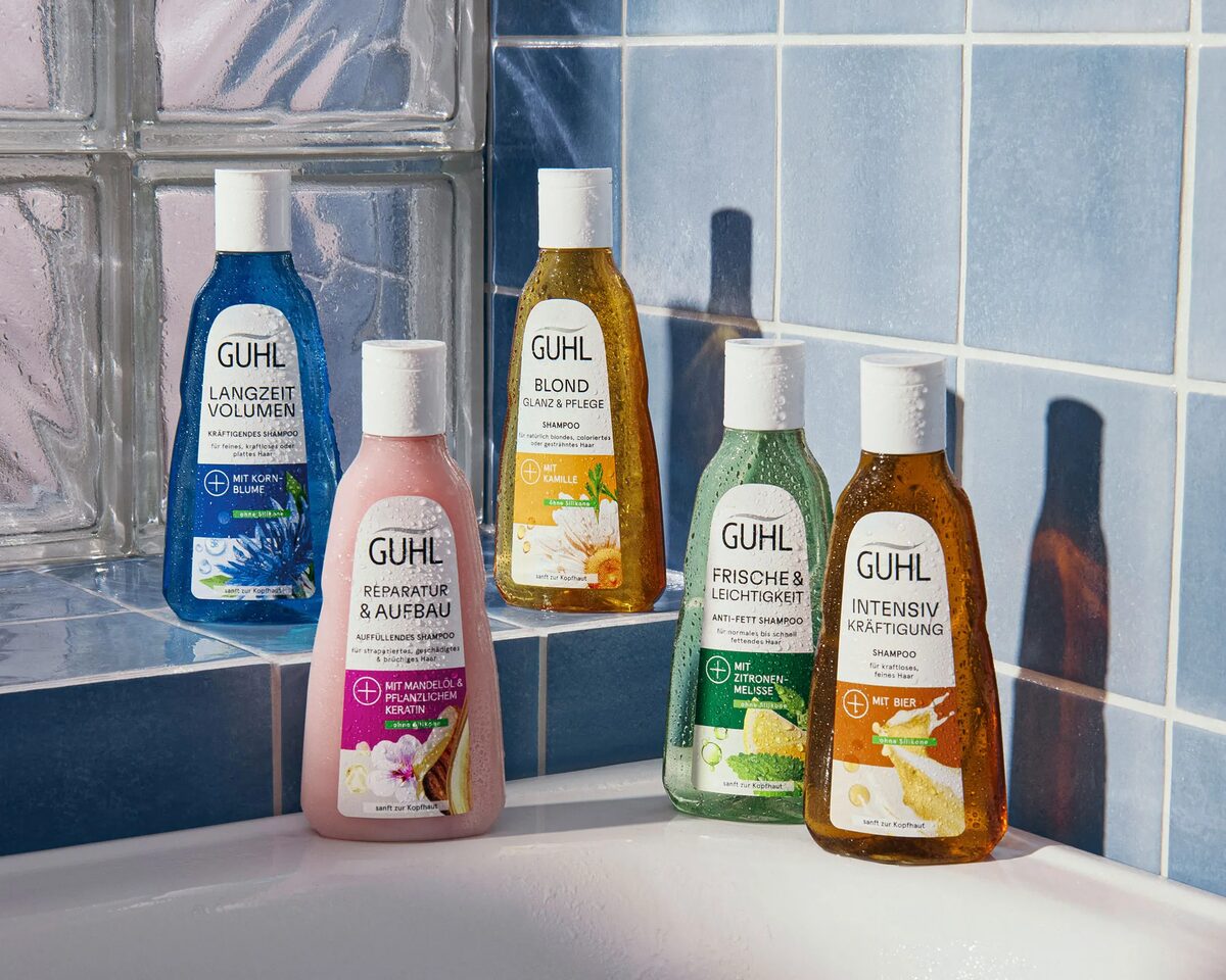 "Let's make Shampoo guhl again!" – the GUHL stills campaign by photographer Marcel Frommer, post-produced by ONE HUNDRED BERLIN