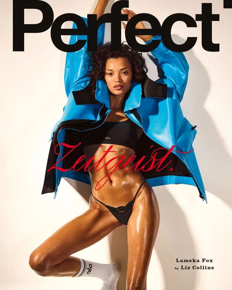 Liz Collins photographs models Lameka Fox and Karoline Niek for the 'Zeitgeist' issue of PERFECT Magazine