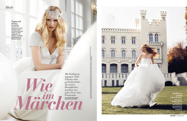 Nerger M&O : Bridal Couture und FREUNDIN, GÖRTZ Summer Campaign, für die GALA auf Goa, BMW i Anzeige, Editorials für ELLE, QUALITY, MY.STYLE, META MAGAZIN, OTTO KERN Lookbook
