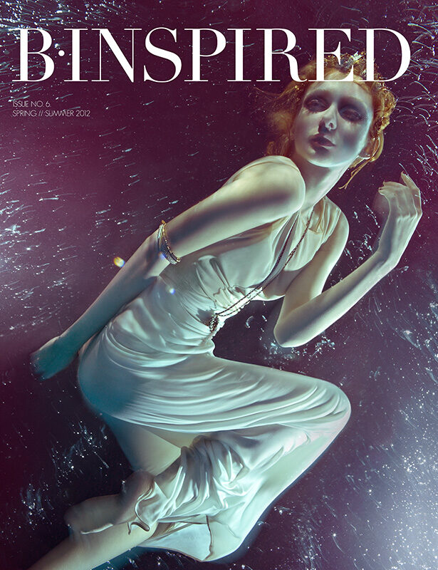 Zena Holloway : fotografiert Mode unter Wasser für das B.INSPIRED Magazin