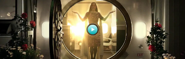 <b>Security announcements from Middle-Earth</b>. Or Hobbit landing thanks to Air New Zealand, commercial spot on GoSee