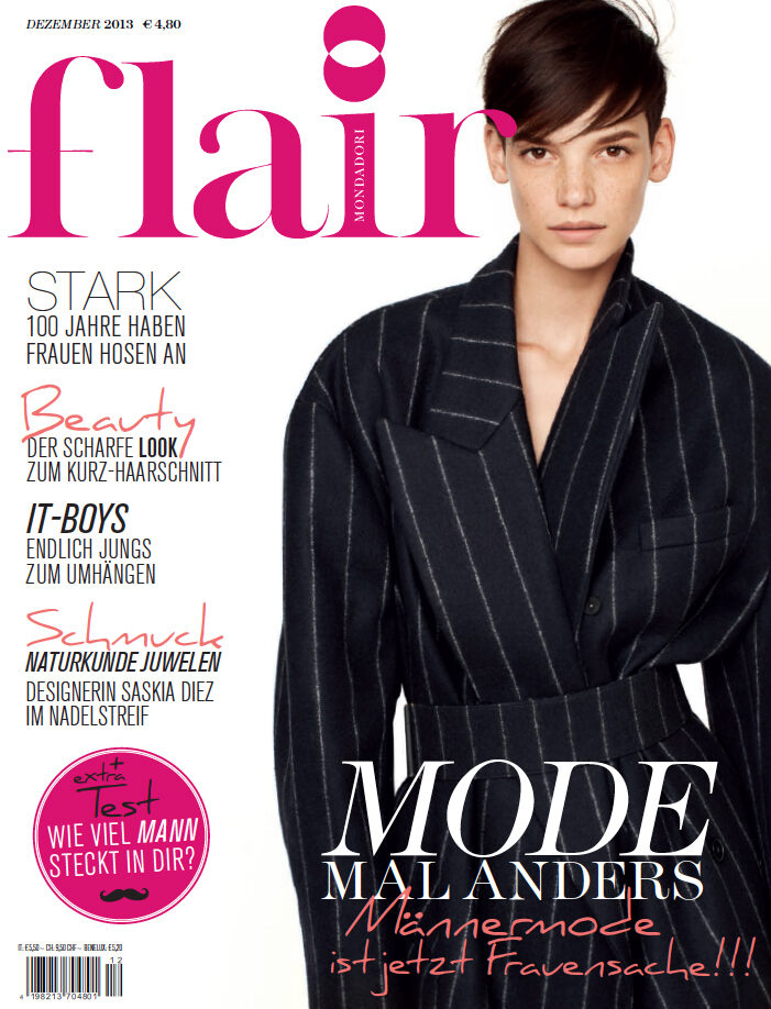 GoSee celebrates Christmas with FLAIR magazine. Our comeback newcomer’s December 2013 issue now in stores